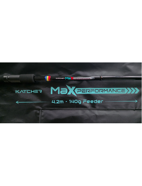 Lanseta Katcher MaxPerformance Feeder 4.2m, 140g, 3+3buc